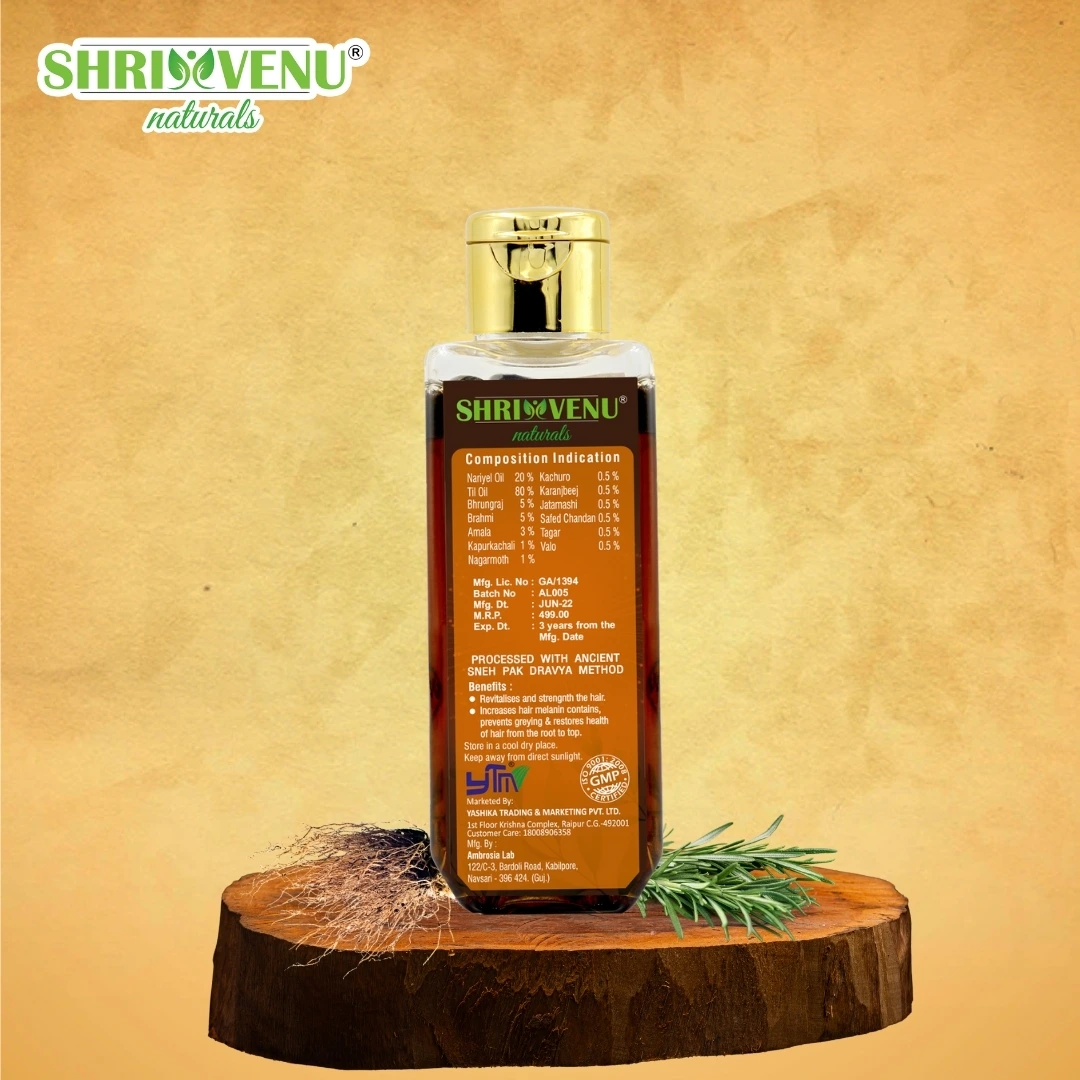 Shrivenu Ayurvedic hair fall control oil 100ml